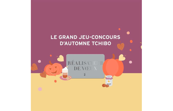 Gagnez 20 cartes cadeaux Tchibo de CHF 100.– chacune