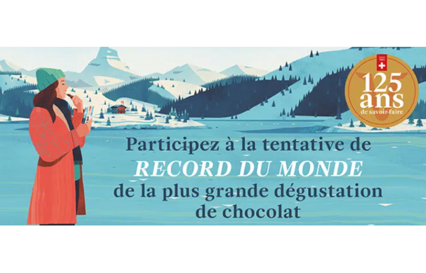 Participez gratuitement à LA PLUS GRANDE DÉGUSTATION SYNCHRONISÉE DE CHOCOLAT