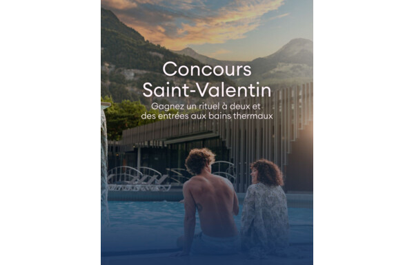 Gagnez 2 Rituels Tendresse et 2x 2 entrées aux bains thermaux