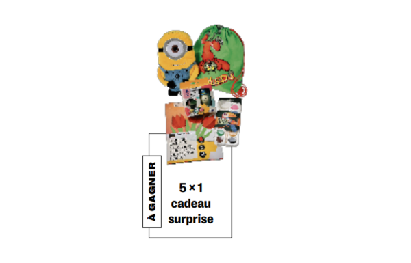 Gagnez 5x 1 cadeau surprise