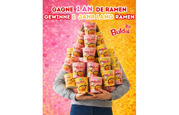 Gagnez une année de Ramen Buldak, l’équivalent d’un Ramen Buldak par semaine