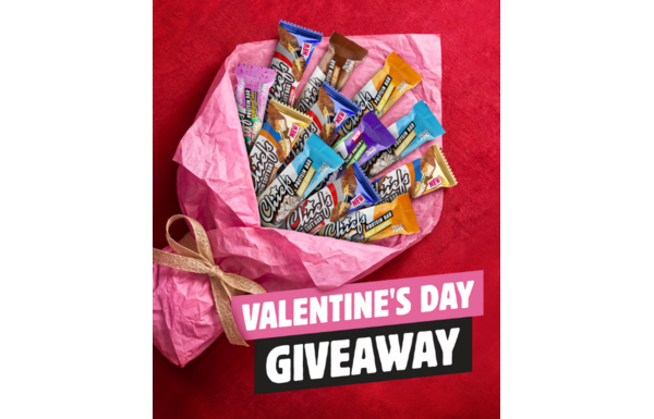 Gagnez 100 barres protéinées Chiefs pour vous et votre Valentin(e) !