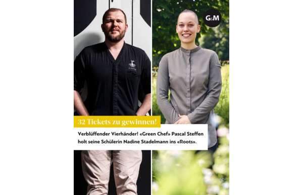 Gagnez 16 x 2 billets pour un dîner à quatre mains, le mardi 24 mars 2026 au restaurant 