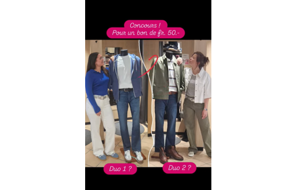 Gagnez un bon d'achat d'une valeur de CHF 50.-