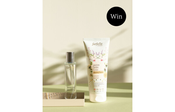 Gagnez 1 Eau de Parfum Jasmine Garden et 1 gel douche Jasmine Garden