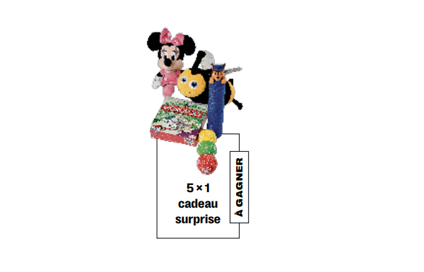 Gagnez 5x 1 cadeau surprise