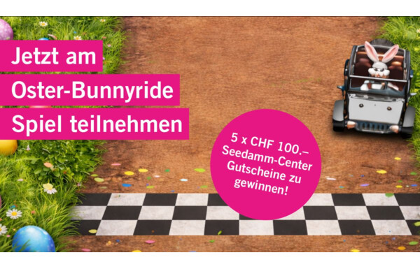 Gagnez l'un des 5 bons d'achat Seedamm-Center d'une valeur de CHF 100.-