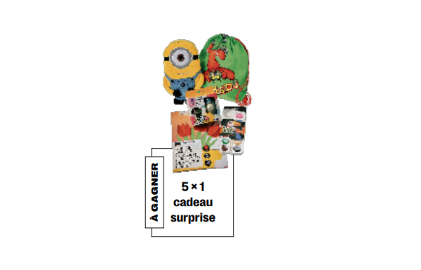 Gagnez 5x 1 cadeau surprise