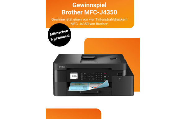 Gagnez 4 imprimantes multifonctions Brother MFC-J4350