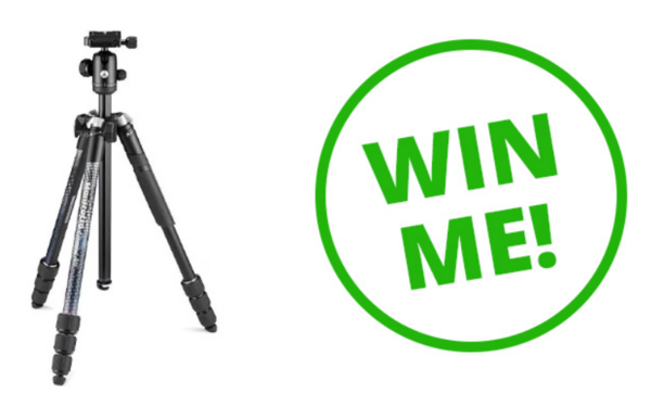 Gagnez l’élément trépied en aluminium MII Traveler de Manfrotto, d’une valeur de 92.90 Euros