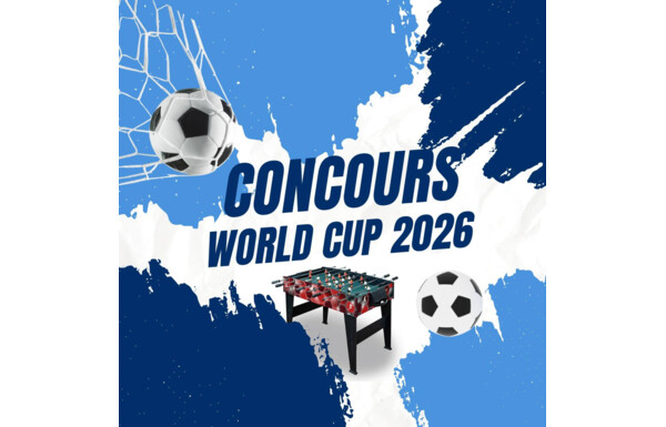 Gagnez un superbe baby-foot afin d'animer vos soirées de match !