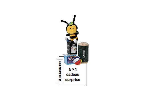 Gagnez 5x 1 cadeau surprise