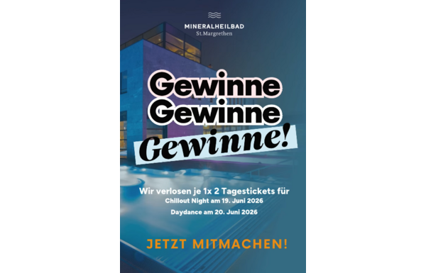 Gagnez vos 2 pass au spa thermal de St. Margrethen
