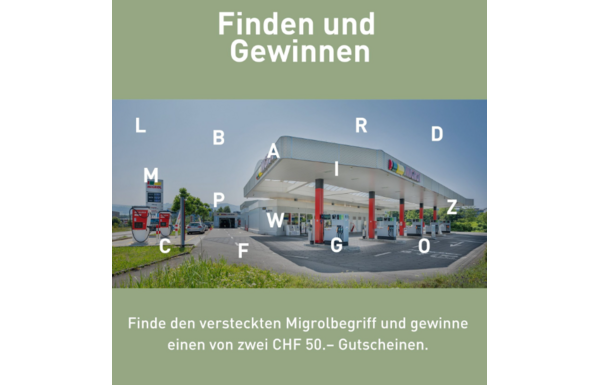 Gagnez l'un des 2 bons d'achat Migrol de CHF 50.-