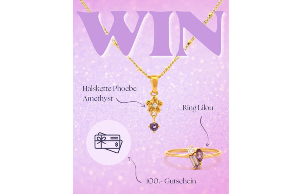 Gagnez un collier, une bague et un bon d'achat de CHF 100.-