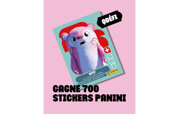 Gagnez 2 boîtes de 100 pochettes Panini du Mondial 2026, édition suisse