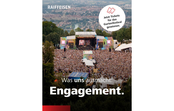 Gagnez vos pass d'une journée pour le Gurten Festival le samedi 18 juillet 2026