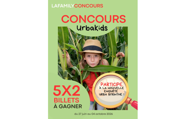 Gagnez 2 billets d’entrée à Urba Byrinthe