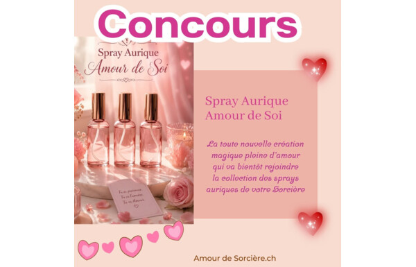 Gagnez le tout nouveau spray aurique : 