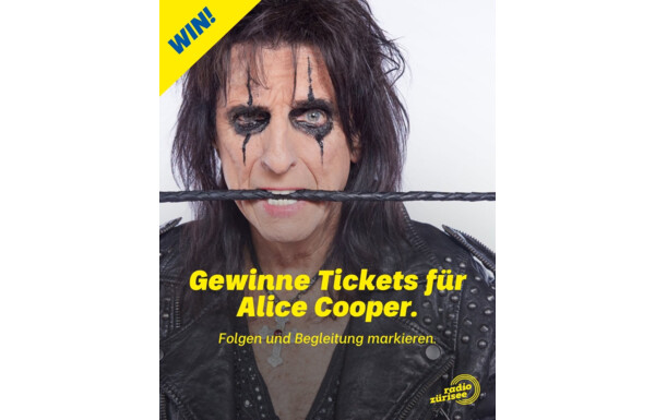 Gagnez des places pour le concert d'Alice Cooper au THE Hall de Dübendorf le 7 juillet 2026