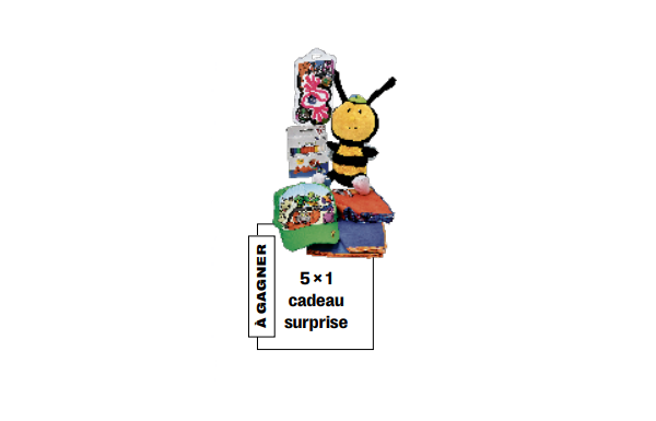 Gagnez 5x 1 cadeau surprise