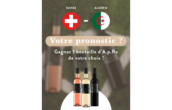Gagnez une bouteille d’A.p.Ro de votre choix !