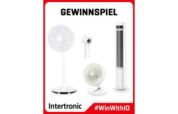 Gagnez l'un des 4 ventilateurs INTERTRONIC