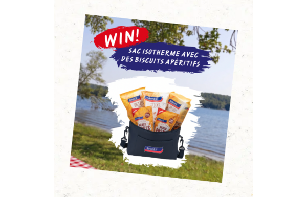 Gagnez un sac isotherme avec des biscuits apéritifs