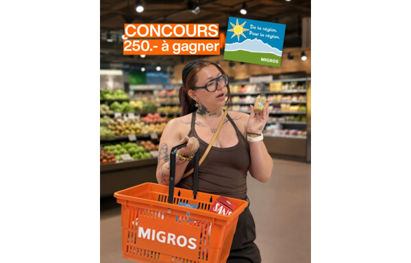 Gagnez un bon de CHF 250.- à dépenser dans votre supermarché Migros