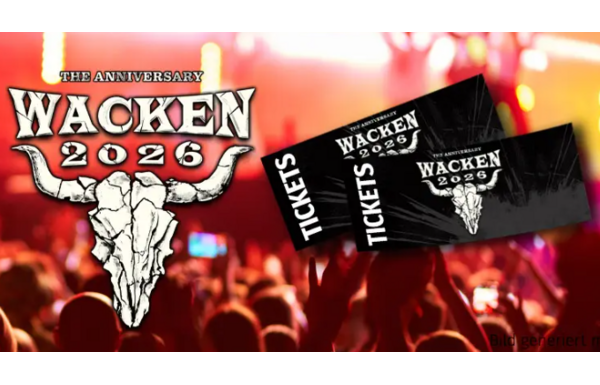 Gagnez 5x 2 billets pour le Festival Wacken Open Air 2026
