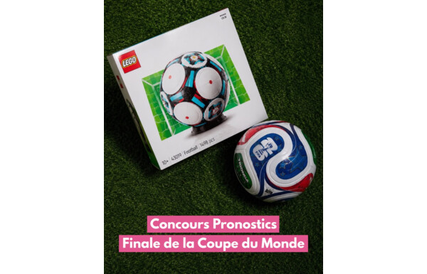 Gagnez un set LEGO Football (1498 pièces) ainsi qu’un ballon officiel FIFA !