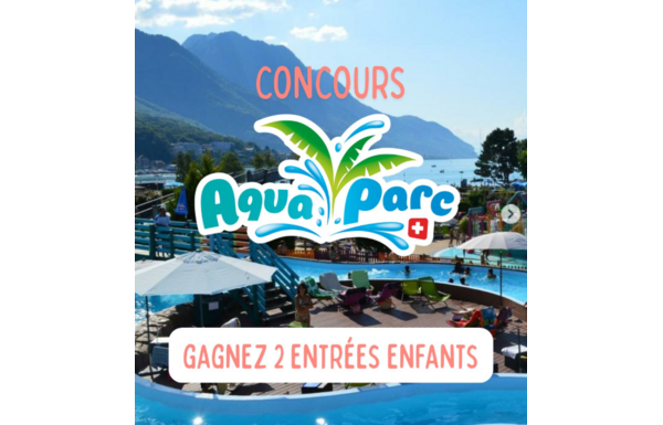 Gagnez 2 entrées enfants à Aquaparc